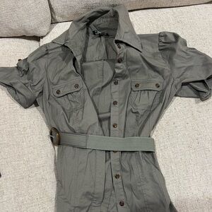 Bebe belted top. Size XS